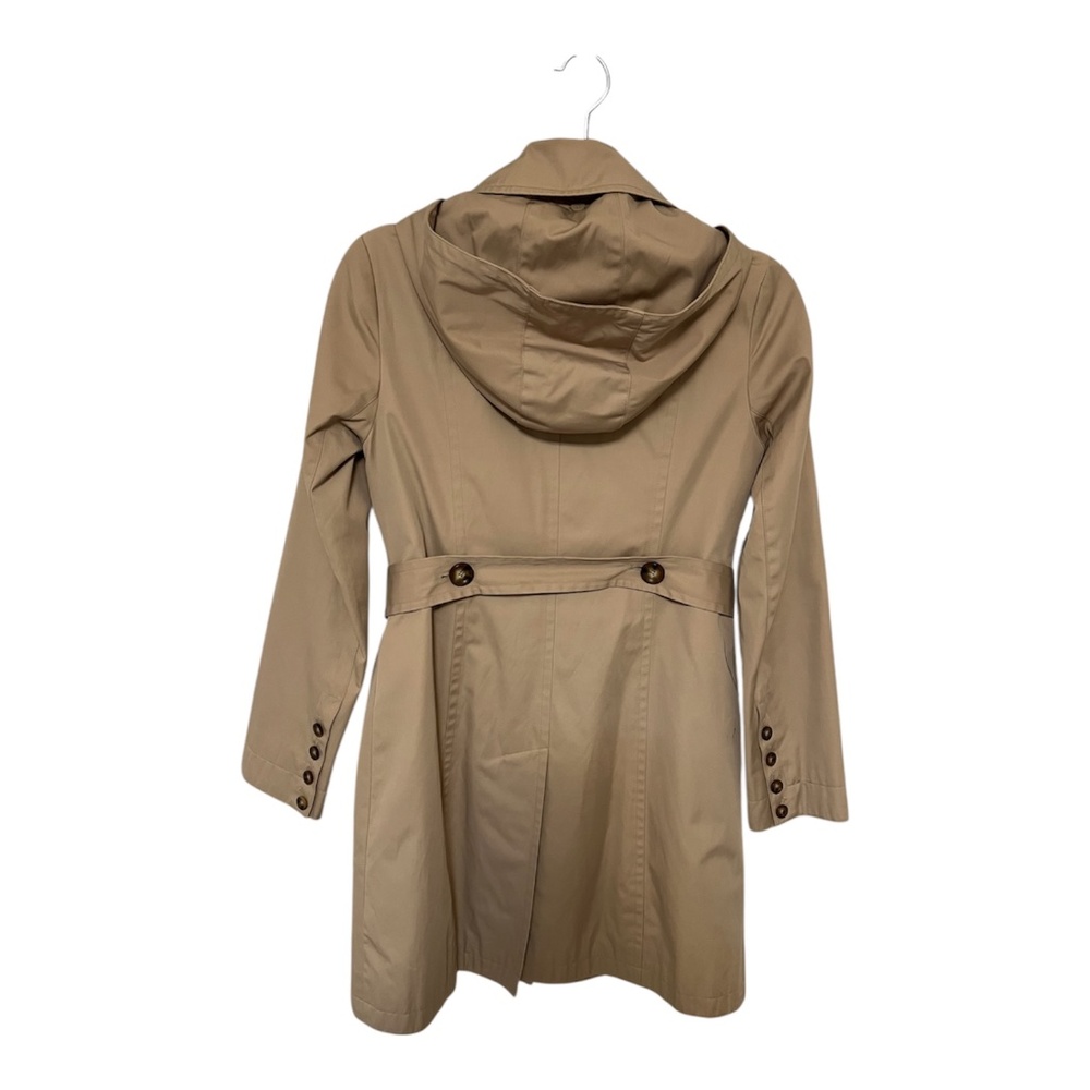 Michael Kors Trench Coat with Hood, Petite Size - Picture 4 of 10
